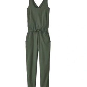 Patagonia Women's Fleetwith Romper - Kale Green - Size Medium